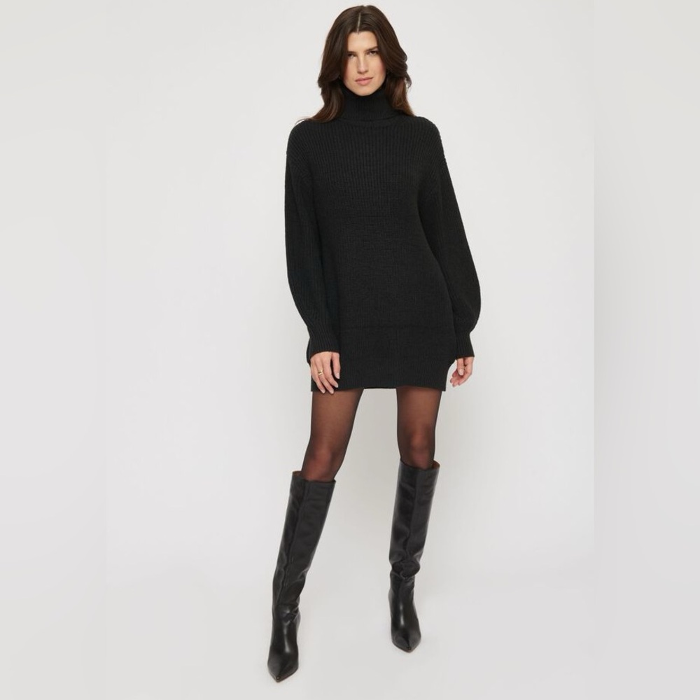 Wool-Blend Cocoon Sweater Dress